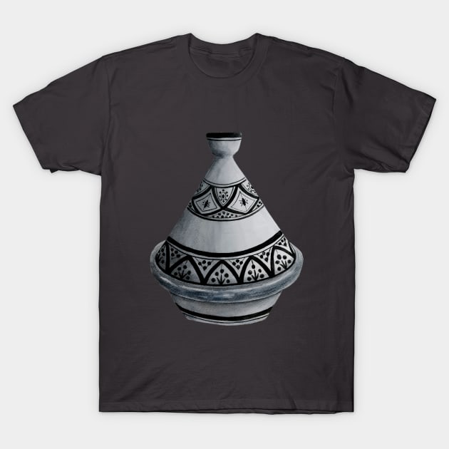 Watercolor Moroccan Tajine T-Shirt by Purely Moroccan